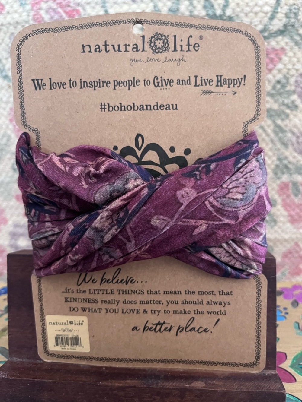 Natural Life Full-size Boho Bandeau Headband - Picture 8 of 14